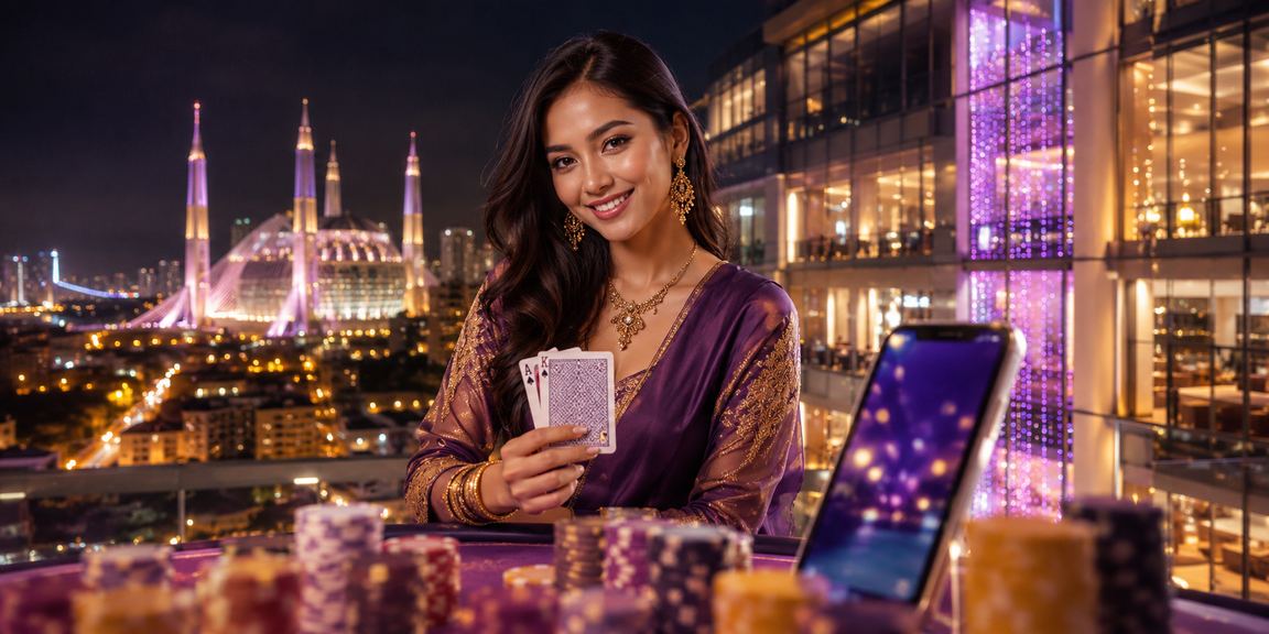 Pemain poker dan kad di Selangor bermain permainan kasino dalam talian melalui 2429